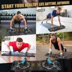 Foldable Adjustable Push Up Board - 56 in 1