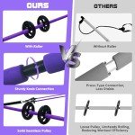 Versatile Pilates Bar Kit with Resistance Bands