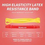 HOMILOOP Light Resistance Bands for Strength Training