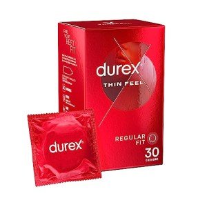Durex Thin Feel Regular Fit Condoms - 30 Pack