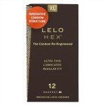 LELO HEX Respect XL Extra Large Lubricated Condoms