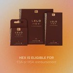 LELO HEX Respect XL Extra Large Lubricated Condoms