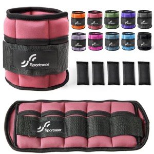 Adjustable Ankle Weights Set for Gym Fitness