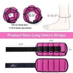 Adjustable Ankle and Wrist Weights for Fitness