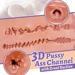 11LB Realistic Male Masturbator with Torso and Breasts