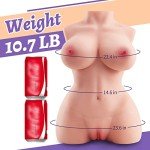 11LB Realistic Male Masturbator with Torso and Breasts
