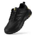 FitVille Men's Waterproof Extra Wide Hiking Shoes