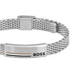 BOSS Men's Alen Silver Link Bracelet