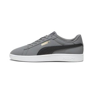 PUMA Smash 3.0 Buck Sneaker - Dark Gray/Black