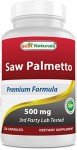 Saw Palmetto Prostate Support Supplements for Men 120 Capsules