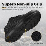 FitVille Men's Waterproof Extra Wide Hiking Shoes