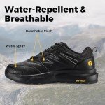 FitVille Men's Waterproof Extra Wide Hiking Shoes