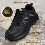 FitVille Men's Waterproof Extra Wide Hiking Shoes