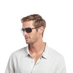 Lincoln Gunmetal Aviator Sunglasses for Men
