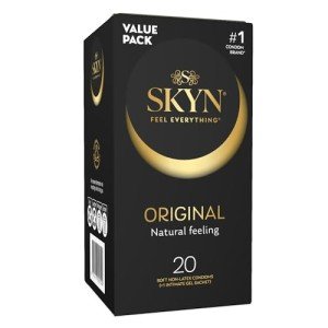 SKYN® Original Ultra-Soft Non-Latex Condoms - 20 Pack