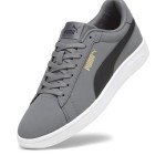 PUMA Smash 3.0 Buck Sneaker - Dark Gray/Black