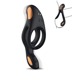 Vibrating Cock Ring with Clitoral Vibrator - 10 Modes