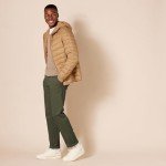 Men's Slim-Fit Olive Stretch Chino Pants