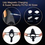 Vibrating Cock Ring with Clitoral Vibrator - 10 Modes