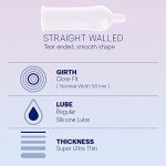 Durex Invisible Ultra Thin Men's Condoms - 10 Pack