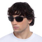 Cancer Council Men's Botany Gunmetal Sunglasses
