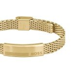 BOSS Men's Gold Ion-Plated Link Bracelet