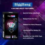 NottyBoy 4-in-1 Multi Textured Condoms - 10 Pack