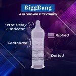 NottyBoy 4-in-1 Multi Textured Condoms - 10 Pack