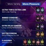 NottyBoy 4-in-1 Multi Textured Condoms - 10 Pack