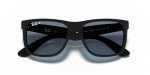 Ray-Ban Justin Polarised Sunglasses - Rubber Black/Blue