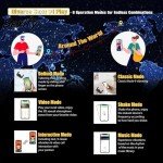 App-Enabled Adjustable Double Cock Ring with 9 Vibration Modes