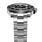 Men's 200M Waterproof Quartz Dive Watch - Black Dial