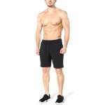 ZENWILL Men's Black Gym Running Shorts with Pockets