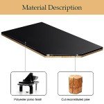 Men's Wooden Jewelry Box with Glass Top Organizer