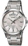 Casio MTP1381D-7A Analog Watch with Silver Strap