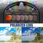 Flux AVENTO Polarized Sports Sunglasses for Active Men