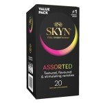 SKYN® Assorted Textured & Flavored Condoms 20 Pack