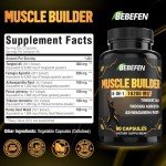 6-in-1 Men's Muscle Builder Supplements - 90 Capsules