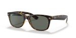 Ray-Ban Wayfarer Polarised Sunglasses, Tortoise & G-15