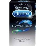 Durex Extra Time Extended Pleasure Condoms - 30 Count