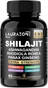 High Strength Shilajit Complex with Ashwagandha & Ginseng