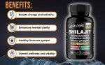 High Strength Shilajit Complex with Ashwagandha & Ginseng