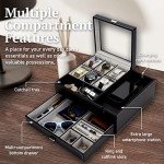 HOUNDSBAY Commander Men's Watch and Jewelry Organizer