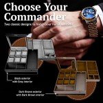HOUNDSBAY Commander Men's Watch and Jewelry Organizer