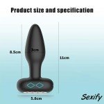 App-Controlled 360° Rotating Anal Vibrator for Couples