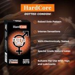 NottyBoy Hardcore Dotted Condoms for Men - 10 Count
