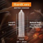 NottyBoy Hardcore Dotted Condoms for Men - 10 Count