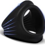 Silicone Double Cock Ring for Enhanced Erection