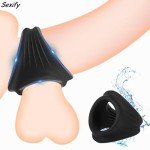 Silicone Double Cock Ring for Enhanced Erection