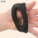 Silicone Double Cock Ring for Enhanced Erection